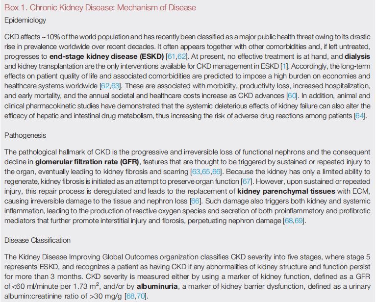 Box 1. Chronic Kidney Disease: Mechanism of Disease